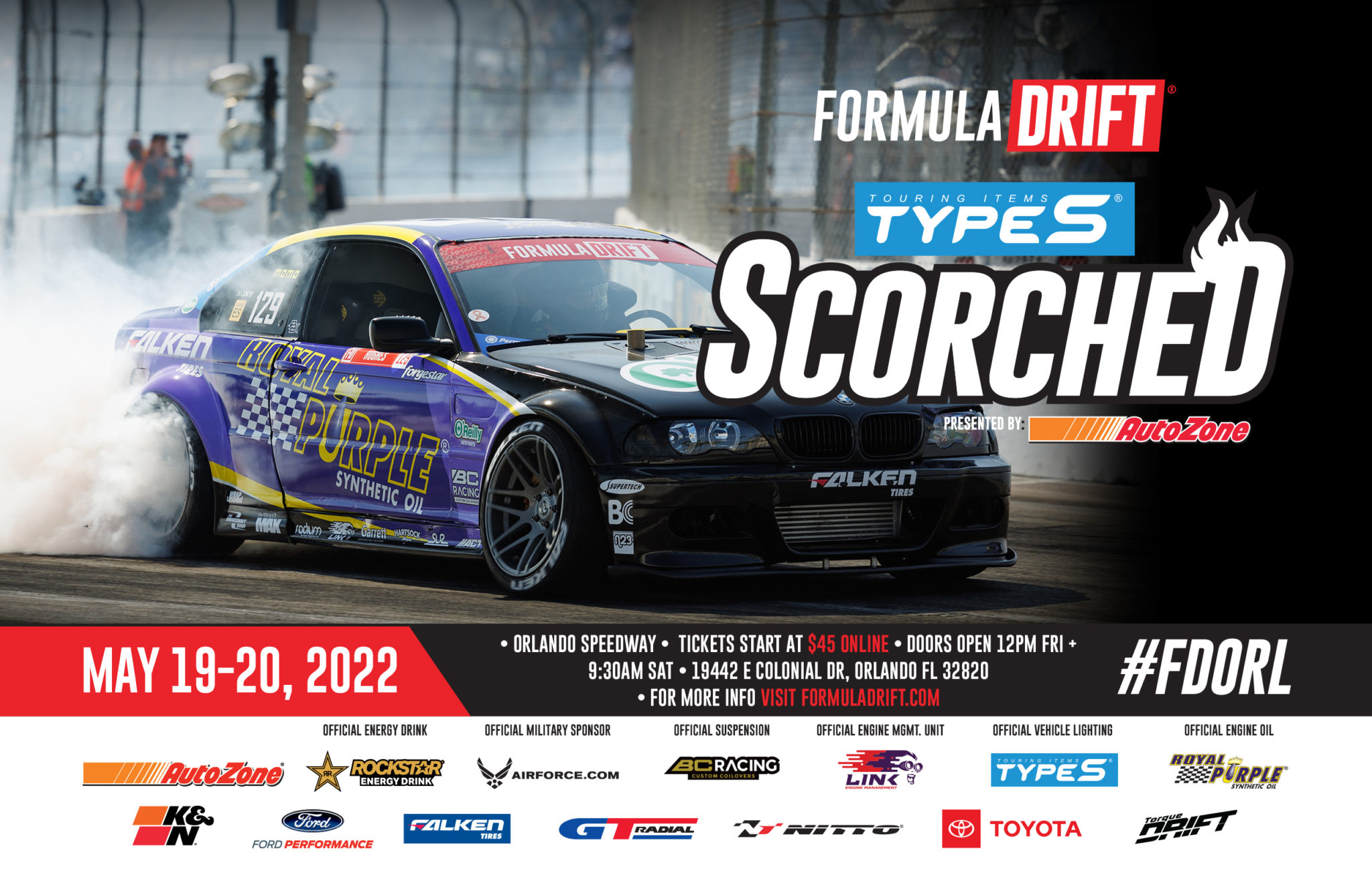 Formula Drift Orlando Round 3 May 1921